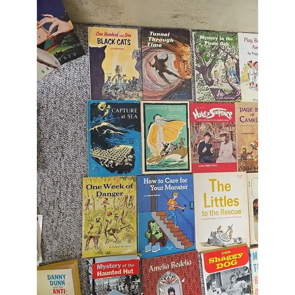 Vtg Lot SBS TX Scholastic & Others PB Books 1960s-90s VTG Variety Of Titles Rare